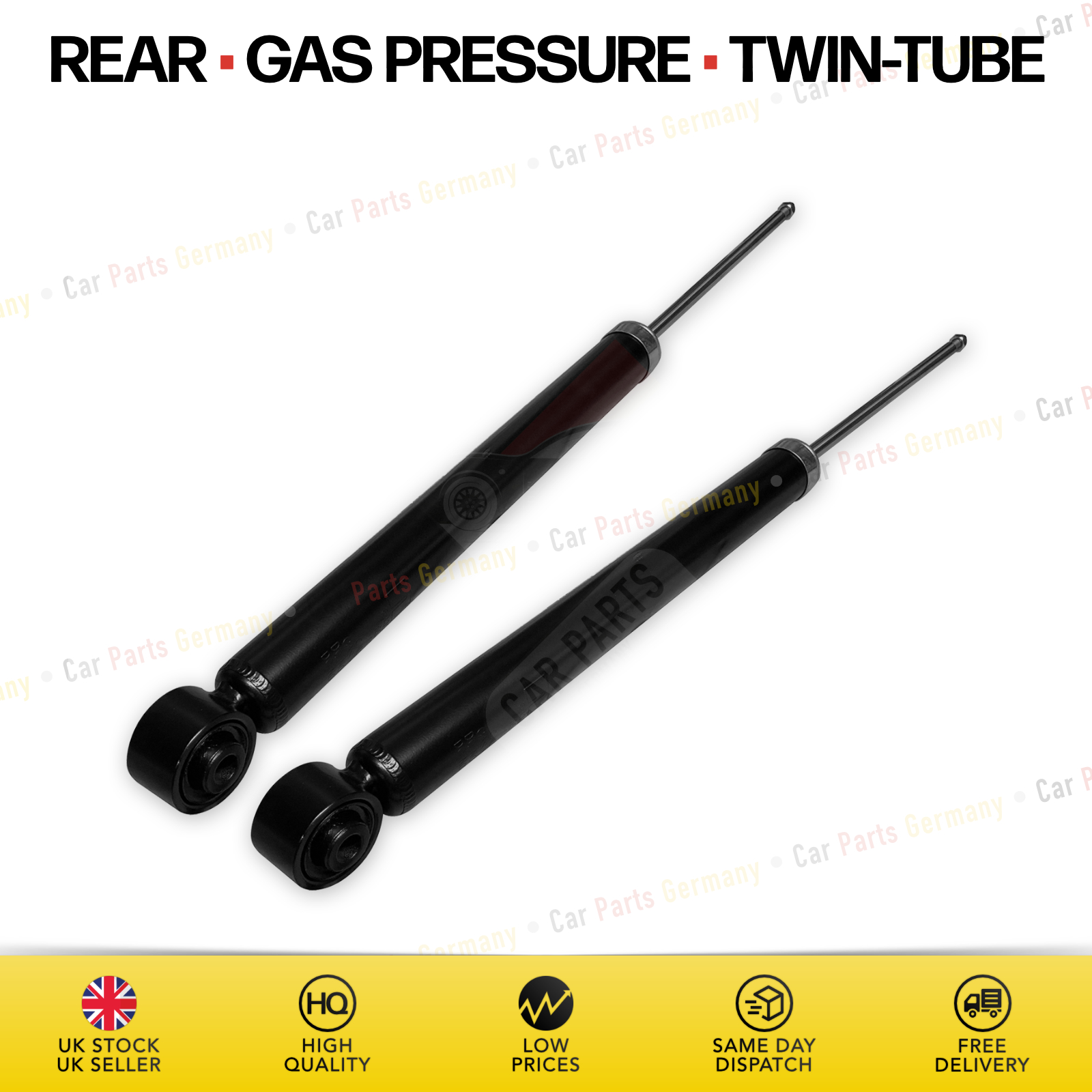 Picture 1 - For Toyota Auris Corolla Rear Shock Absorber (2-Pack) Telescopic Damping Shocker